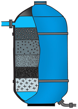 Spruce filter cut-away drawing