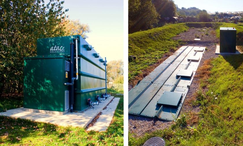 Above and below ground installation of SAF