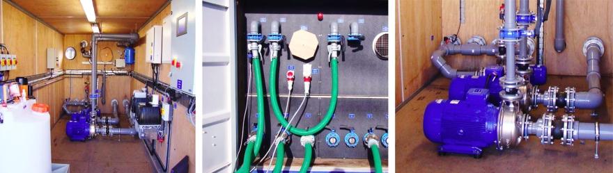 containerised dosing and pumping system