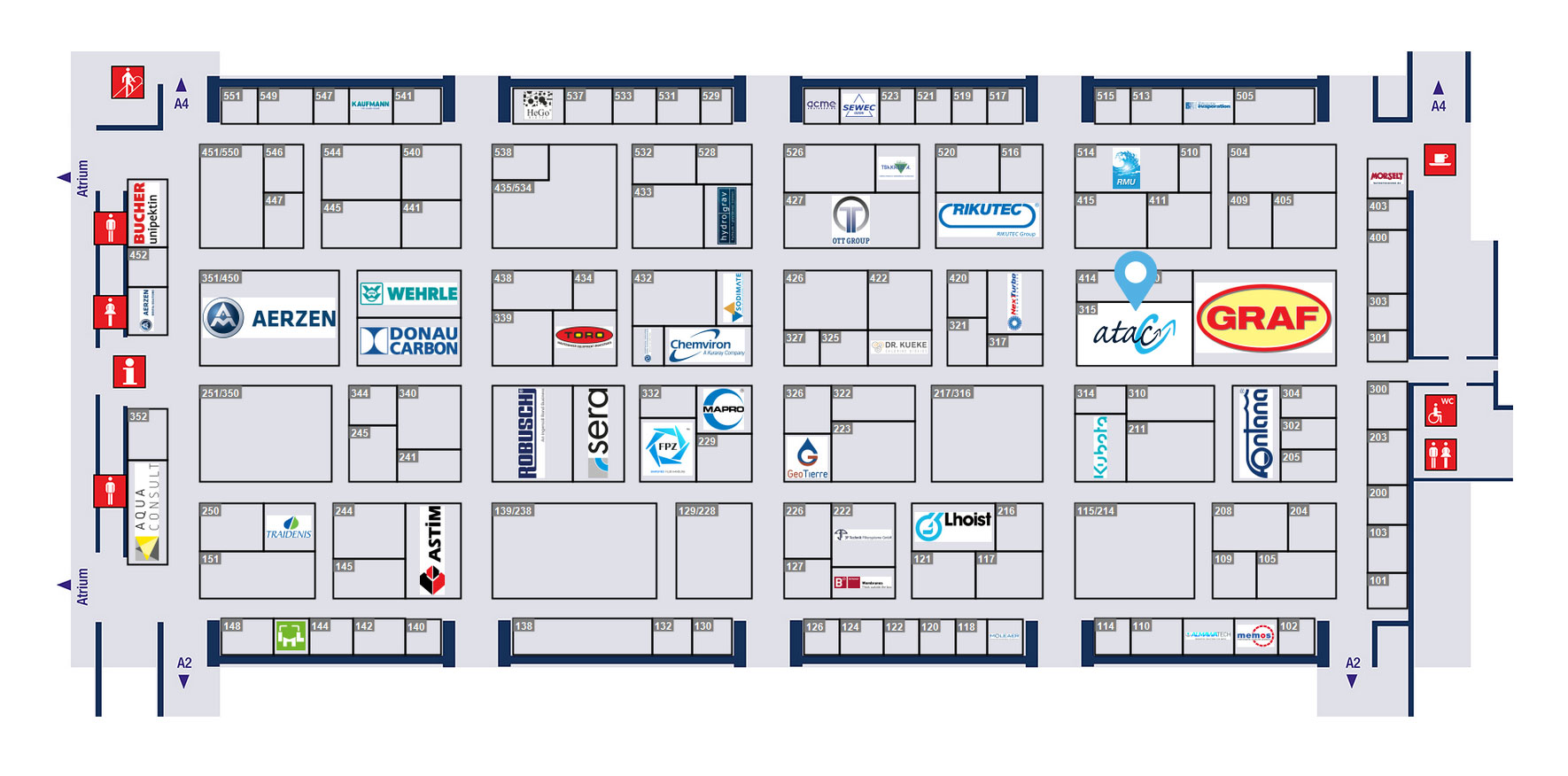 IFAT floor map